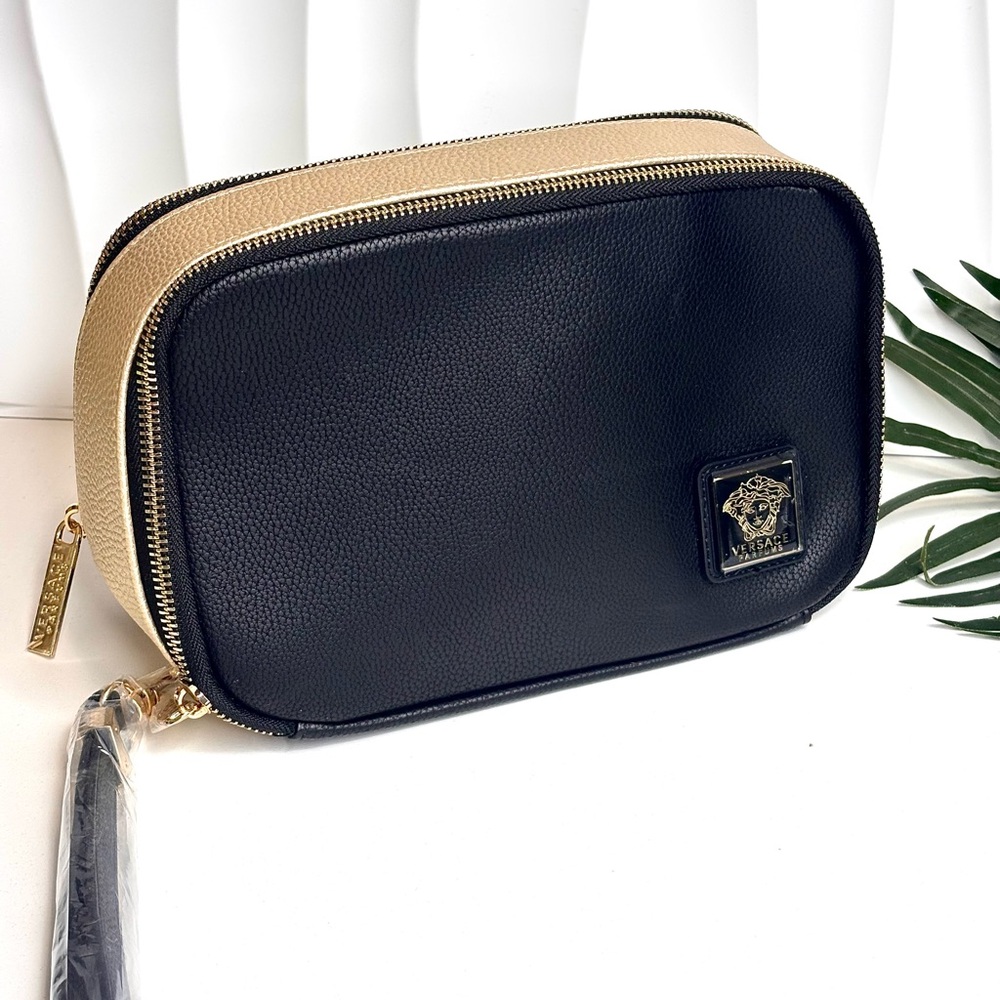 VERSACE Parfume Cosmetic Bag Wristlet Travel
Storage Toiletries Brand New